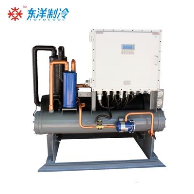 16KW نوع پیچ آب سرد کننده ضد انفجار آب سرد کننده دمای پایین 50HZ / 60HZ